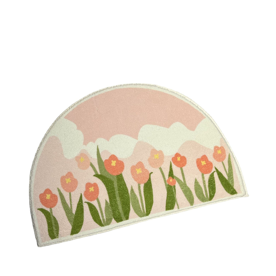 Flower Meadow Bathmat Collection -- Delicors