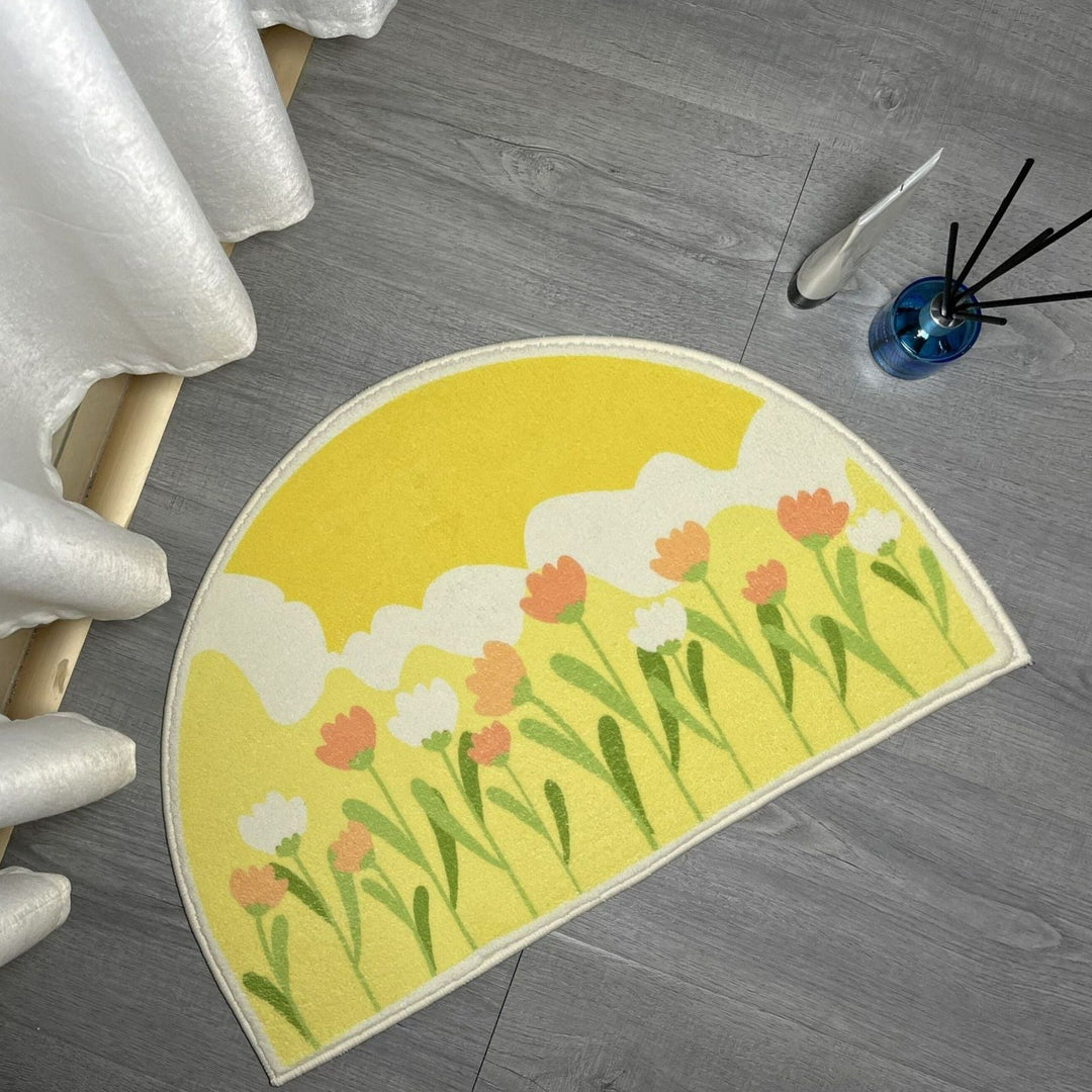 Flower Meadow Bathmat Collection -- Delicors