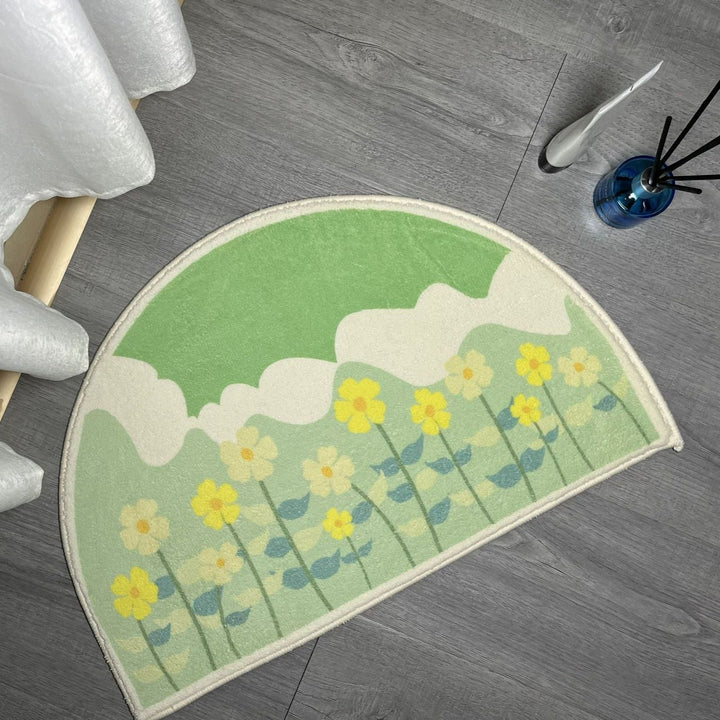 Flower Meadow Bathmat Collection -- Delicors