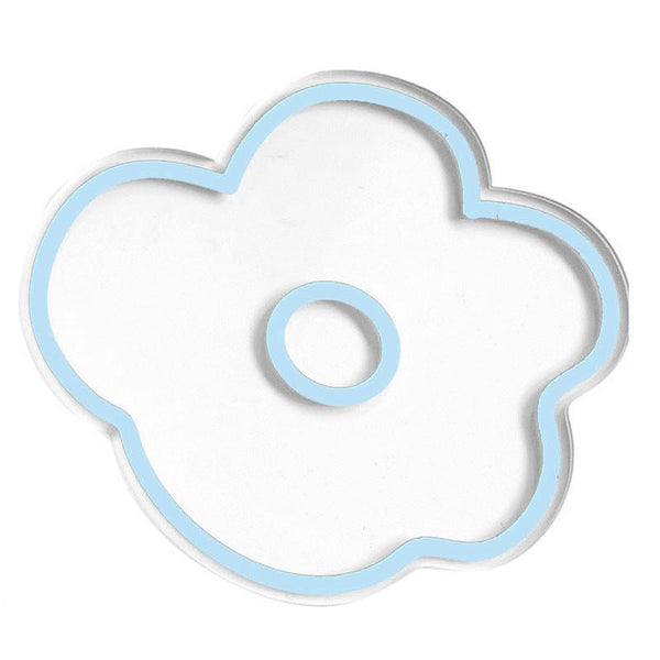 Flower Petal Transparent Acrylic Coasters Collection -- Delicors