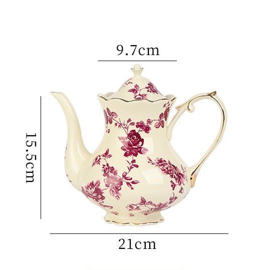 French Countryside Teacup & Pot Collection -Dinnerware- Delicors