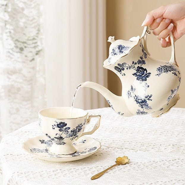 French Countryside Teacup & Pot Collection -Dinnerware- Delicors