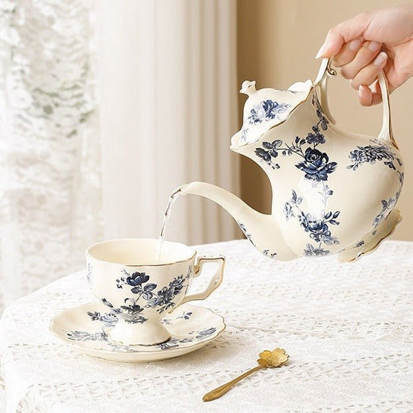 French Countryside Teacup & Pot Collection -Dinnerware- Delicors
