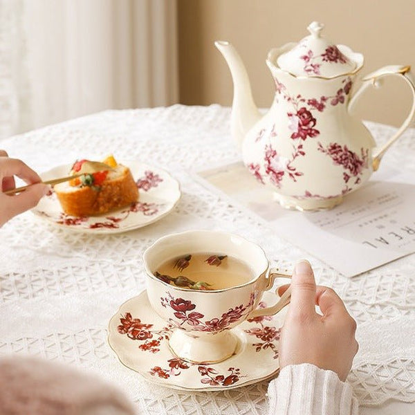 French Countryside Teacup & Pot Collection -Dinnerware- Delicors