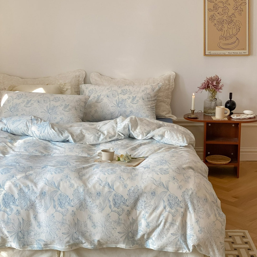 French Foliage Style Quilt Cover Set -- Delicors