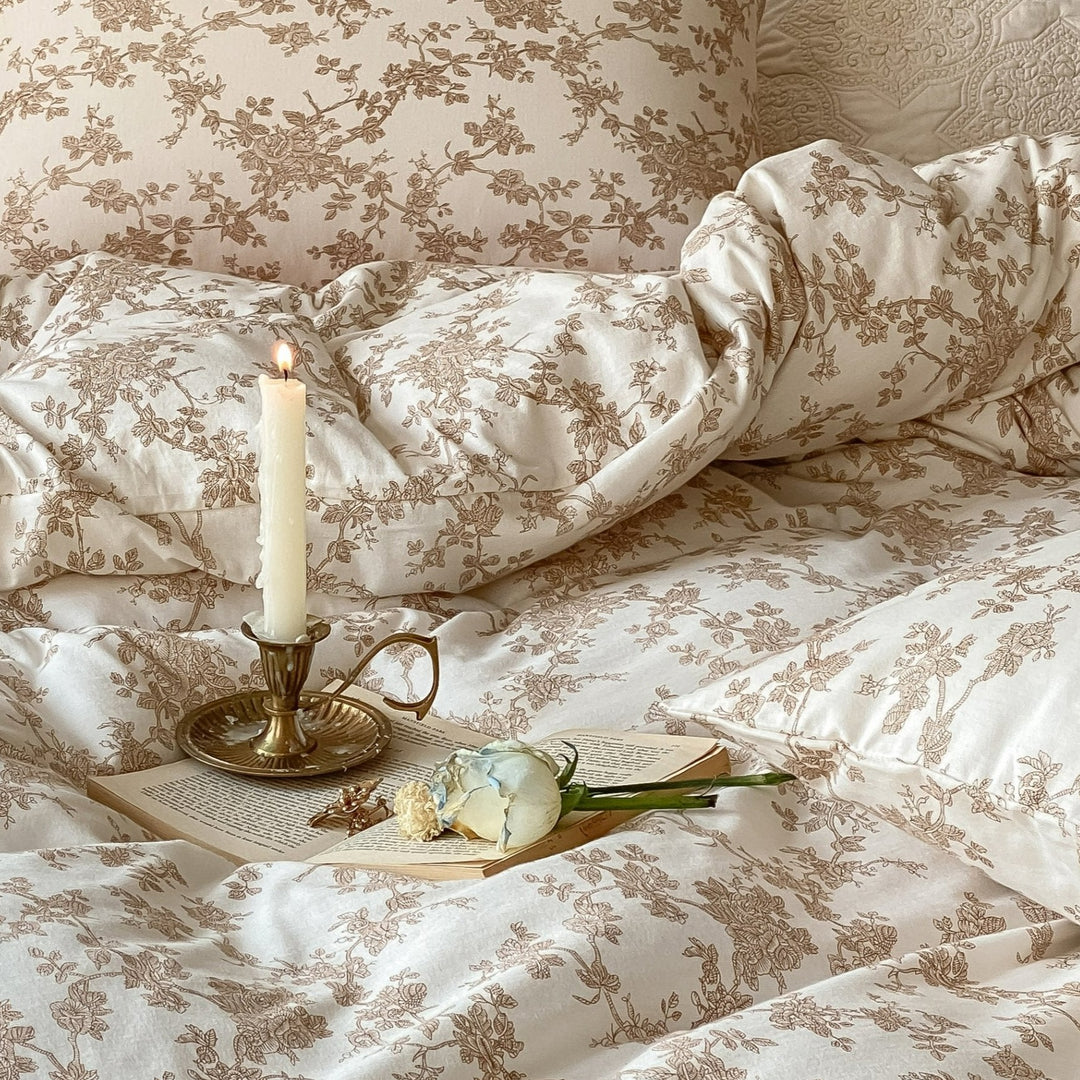 French Foliage Style Quilt Cover Set -- Delicors