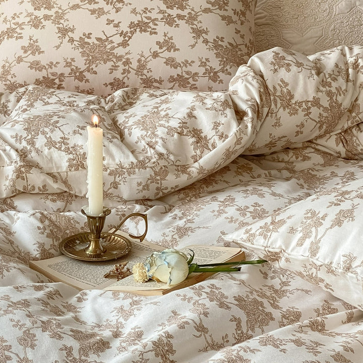 French Foliage Style Quilt Cover Set -- Delicors