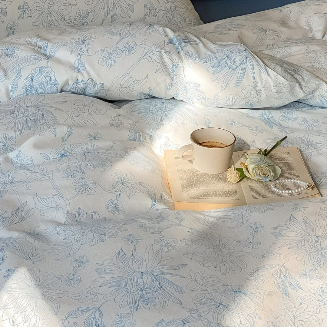 French Foliage Style Quilt Cover Set -- Delicors