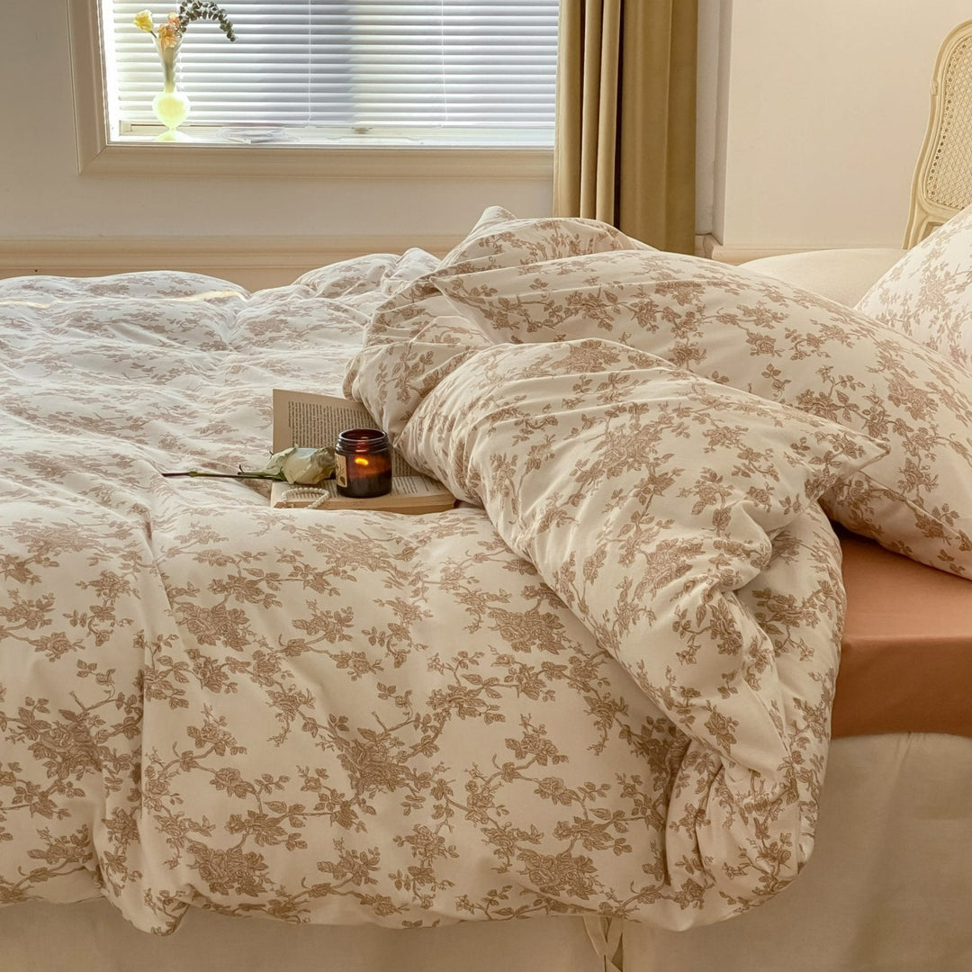 French Foliage Style Quilt Cover Set -- Delicors