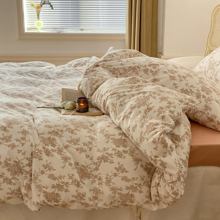 French Foliage Style Quilt Cover Set -- Delicors