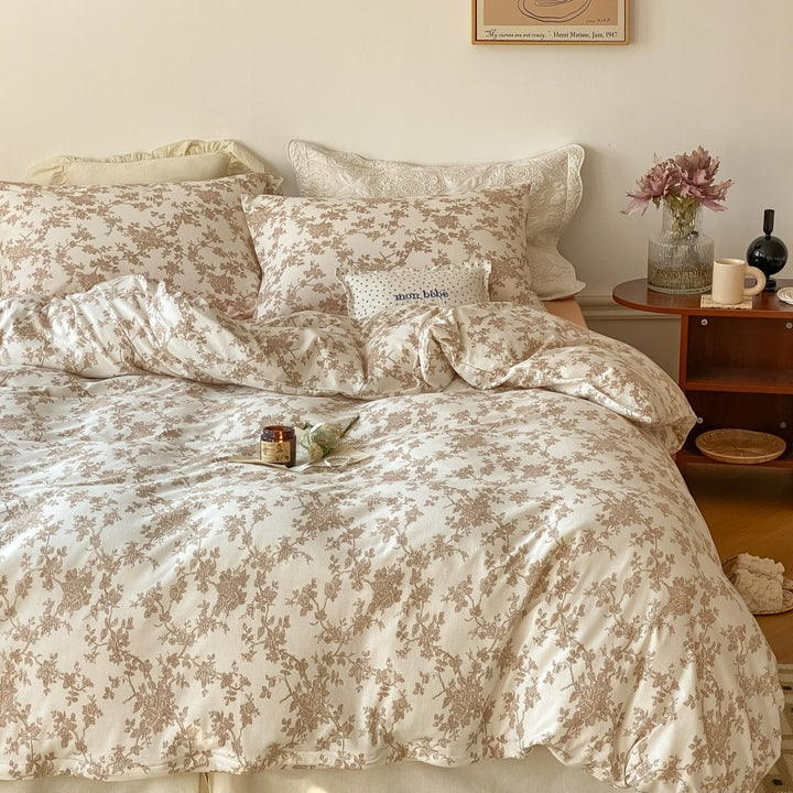 French Foliage Style Quilt Cover Set -- Delicors