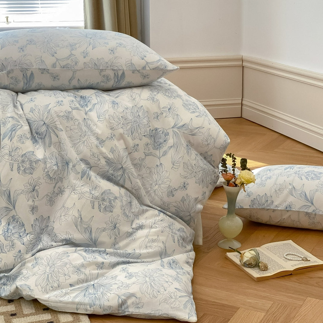 French Foliage Style Quilt Cover Set – Delicors French Foliage Style Quilt Cover Set – Delicors
