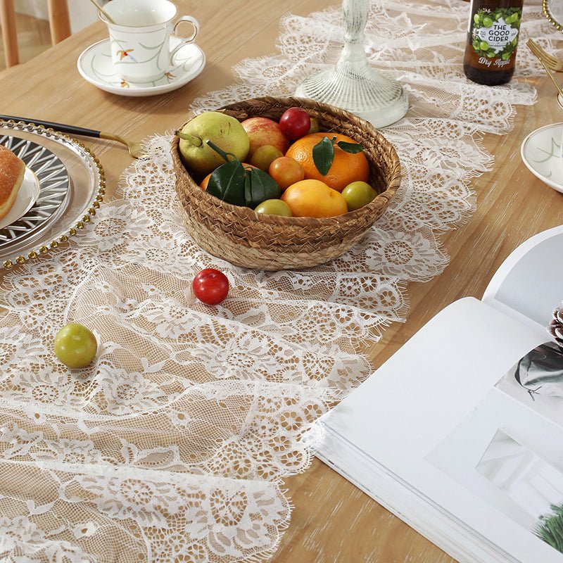 French Lace Table Runner -Table Runner- Delicors