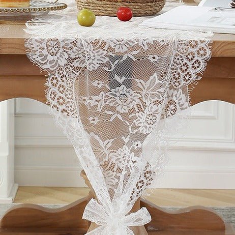 French Lace Table Runner -Table Runner- Delicors