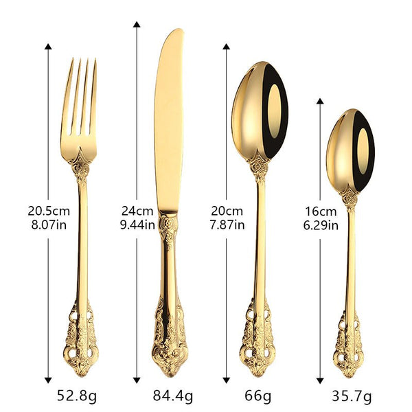 French Luxury Court Cutlery Set -Cutlery- Delicors