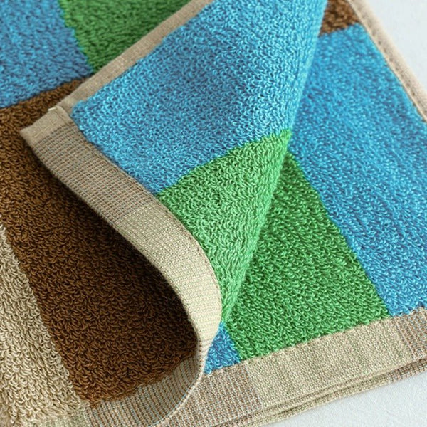 Funky Checkered Towel Set -Towel- Delicors