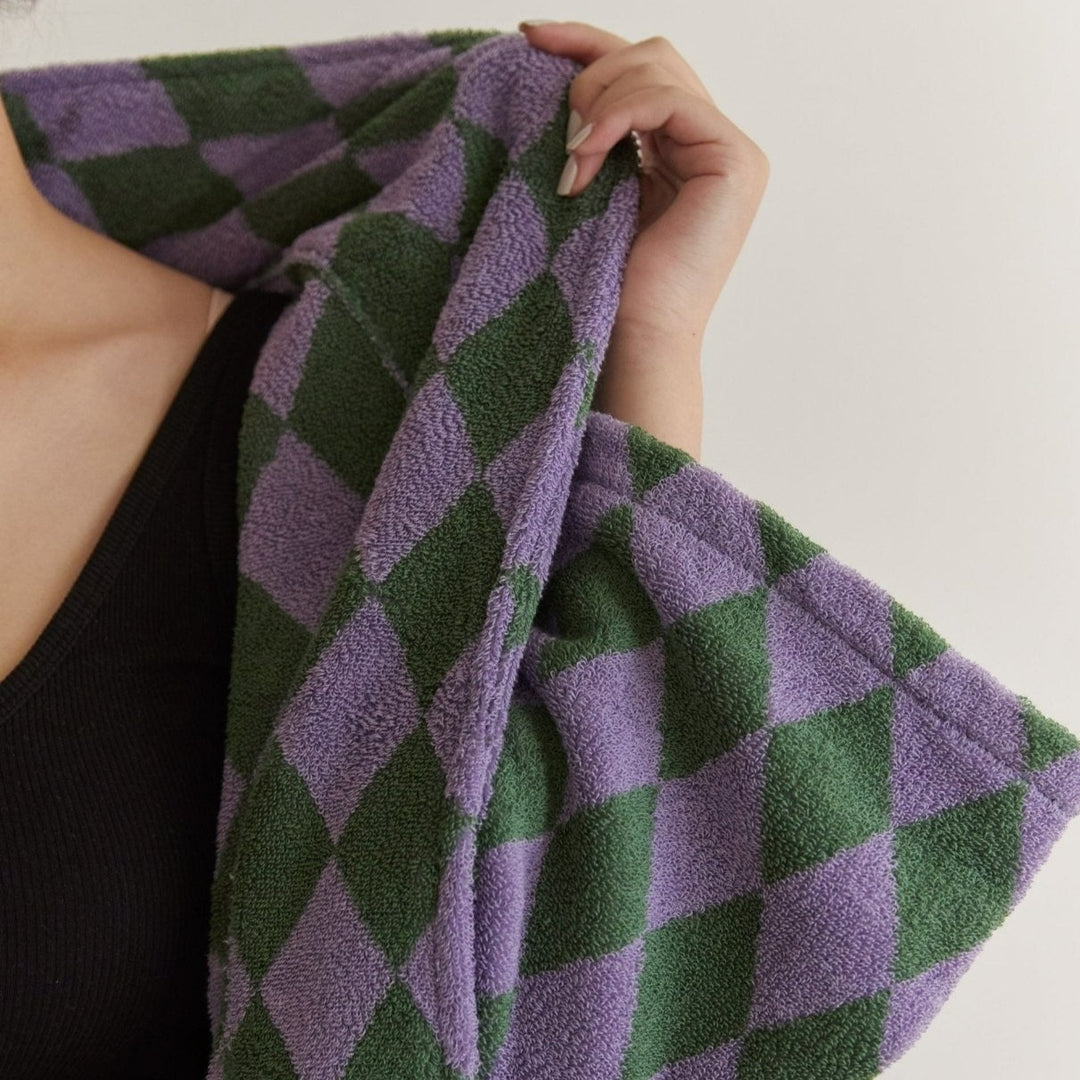 Funky Diamond Bathrobe -Bathrobe- Delicors