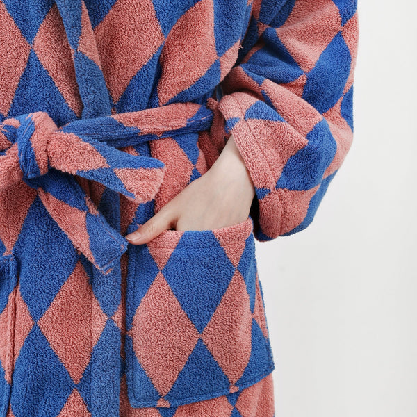 Funky Diamonds Bathrobe Unisex Collection -Bathrobe- Delicors