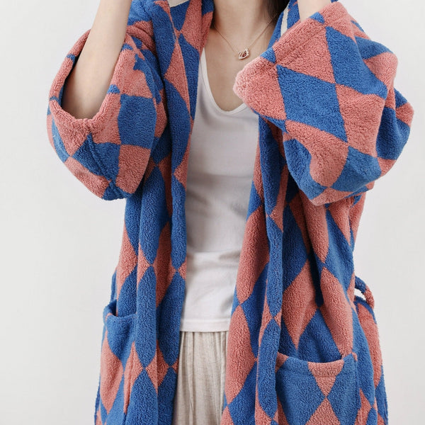 Funky Diamonds Bathrobe Unisex Collection -Bathrobe- Delicors