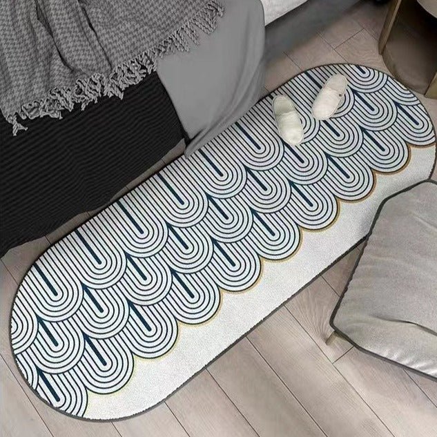 Geometric Deco Floor Mat Collection -Bath Mats & Rugs- Delicors