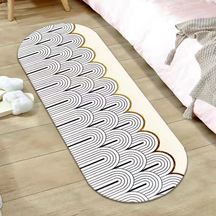Geometric Deco Floor Mat Collection -Bath Mats & Rugs- Delicors