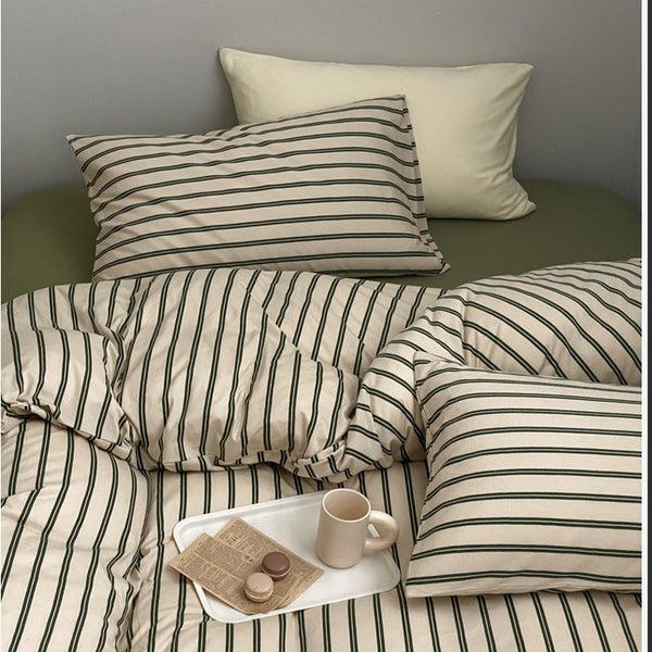 Geometric Quilt Cover Set Collection -Bedding- Delicors
