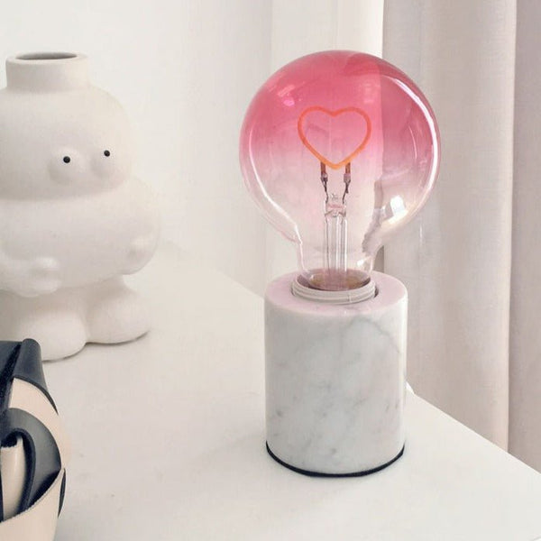 Glowing Heart Lamp -Lamps- Delicors