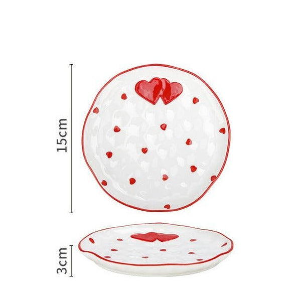 Heart Plate -Dinnerware- Delicors