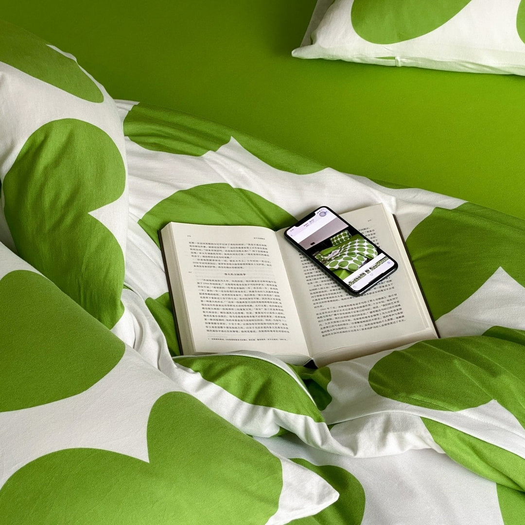 Heart Plus Quilt Cover Set -- Delicors