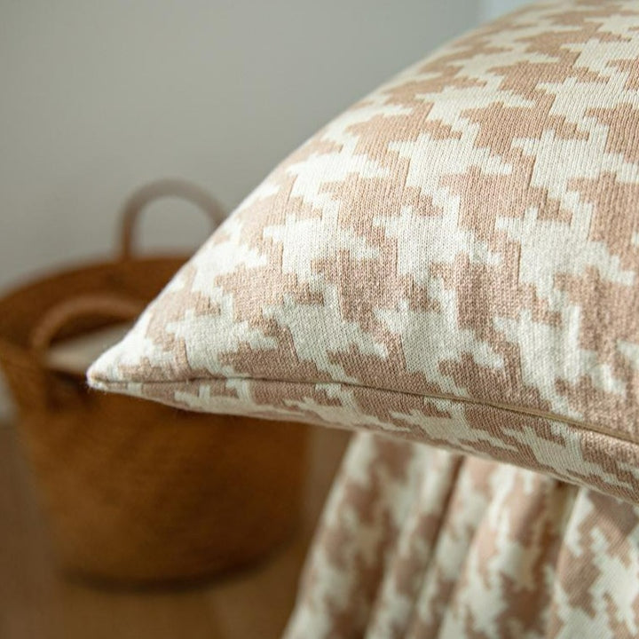 Houndstooth Cushion Cover -Cushion- Delicors