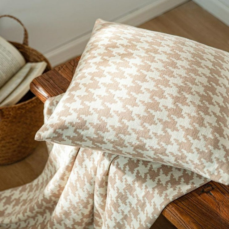 Houndstooth Cushion Cover -Cushion- Delicors