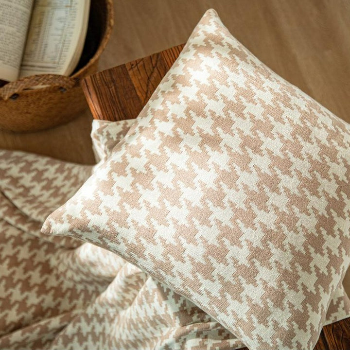 Houndstooth Cushion Cover -Cushion- Delicors