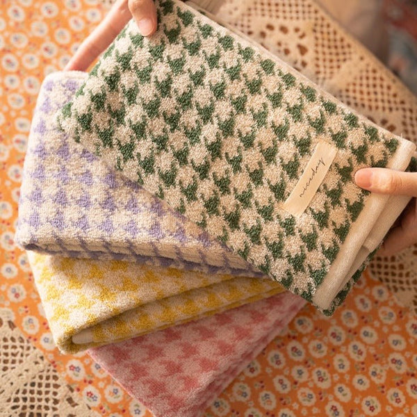 Houndstooth Towel Collection -Towel- Delicors