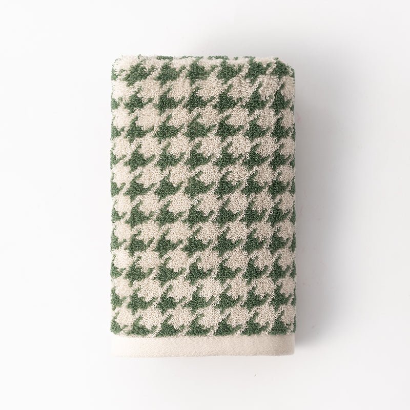 Houndstooth Towel Collection -Towel- Delicors