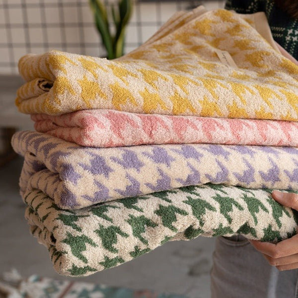 Houndstooth Towel Collection -Towel- Delicors
