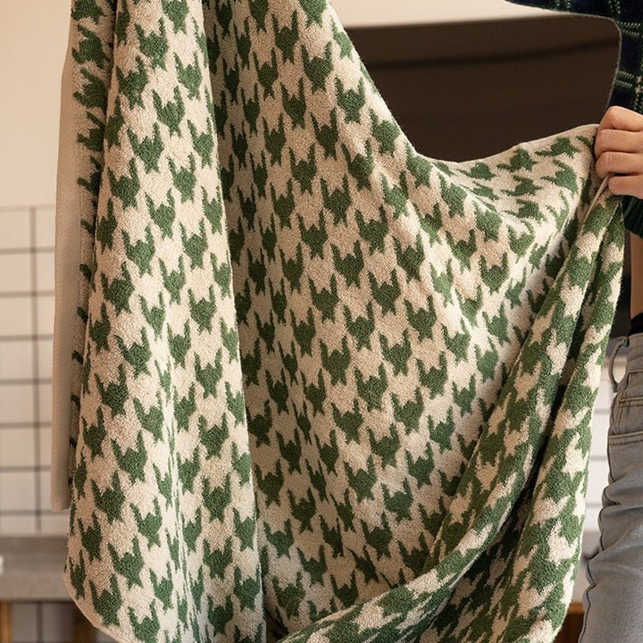 Houndstooth Towel Collection -Towel- Delicors