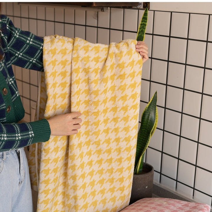 Houndstooth Towel Collection -Towel- Delicors