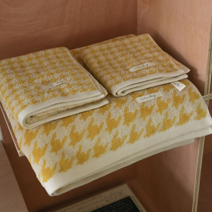 Houndstooth Towel Collection -Towel- Delicors