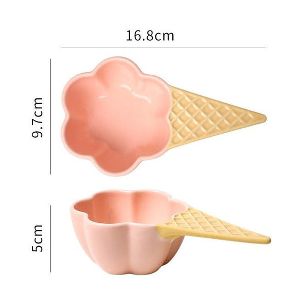 Ice Cream Cone Bowl Collection -Dinnerware- Delicors