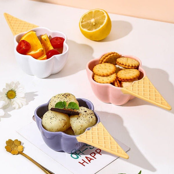 Ice Cream Cone Bowl Collection -Dinnerware- Delicors