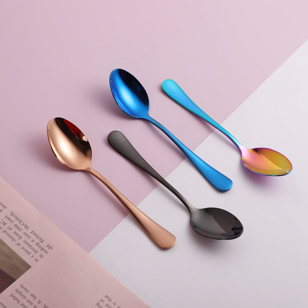 Iridescent Coffee Spoon Collection -- Delicors