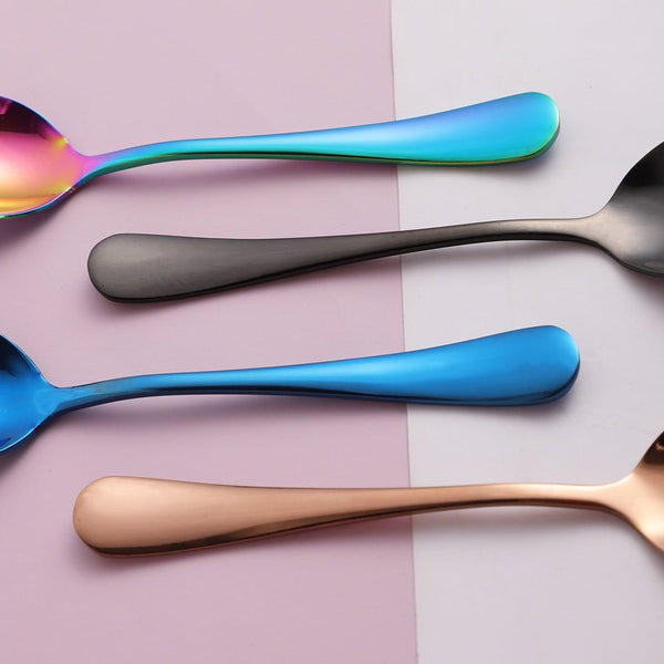 Iridescent Coffee Spoon Collection -- Delicors