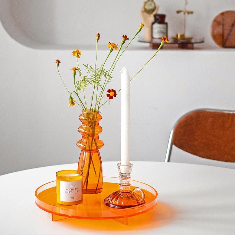 Iridescent Glow Acrylic Tray Collection -- Delicors