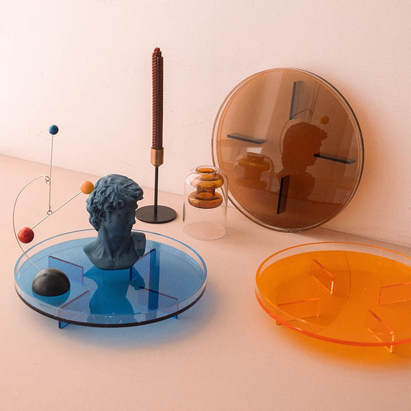 Iridescent Glow Acrylic Tray Collection -- Delicors