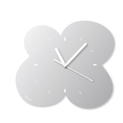 Irregular Flower Acrylic Mirror Clock Collection -- Delicors