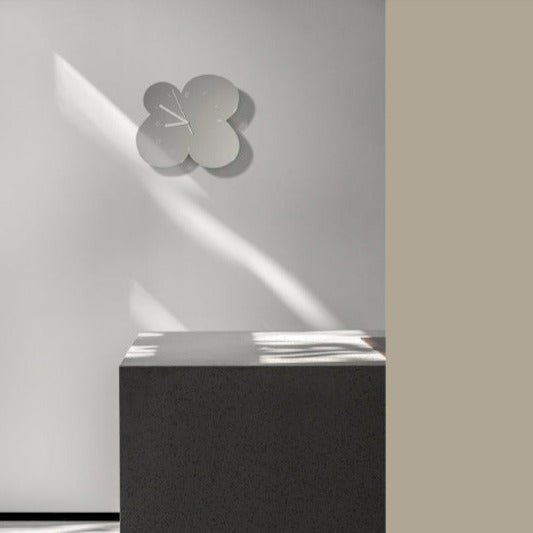 Irregular Flower Acrylic Mirror Clock Collection -- Delicors