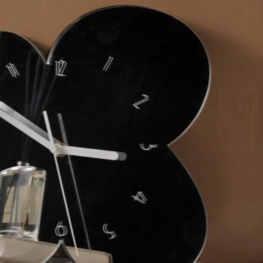 Irregular Flower Acrylic Mirror Clock Collection -- Delicors
