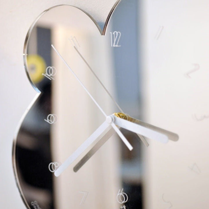 Irregular Flower Acrylic Mirror Clock Collection -- Delicors
