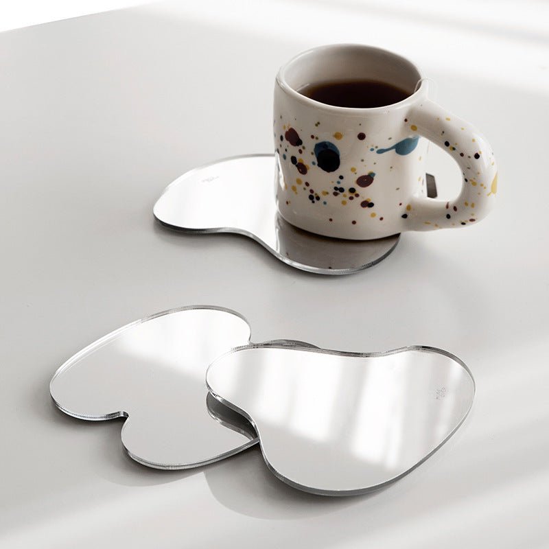 Irregular Mirror Acrylic Coasters Collection -- Delicors