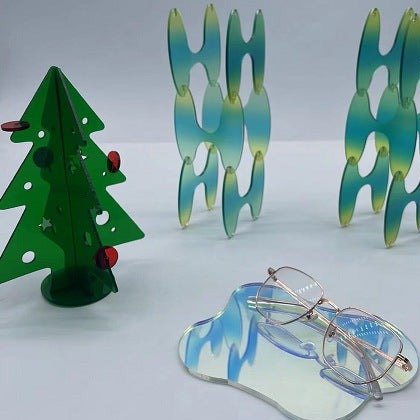 Irregular Transparent Acrylic Coasters Collection -- Delicors